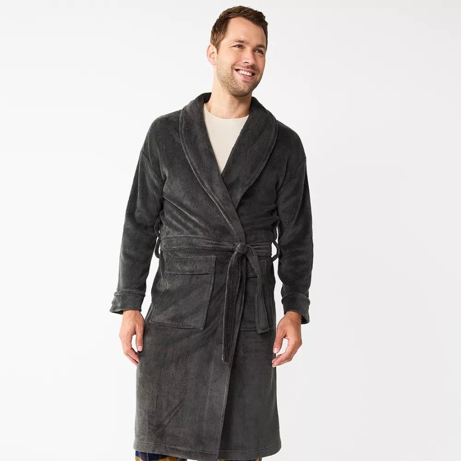 Sleepwear * | Men'S Sonoma Goods For Life Plush Robe