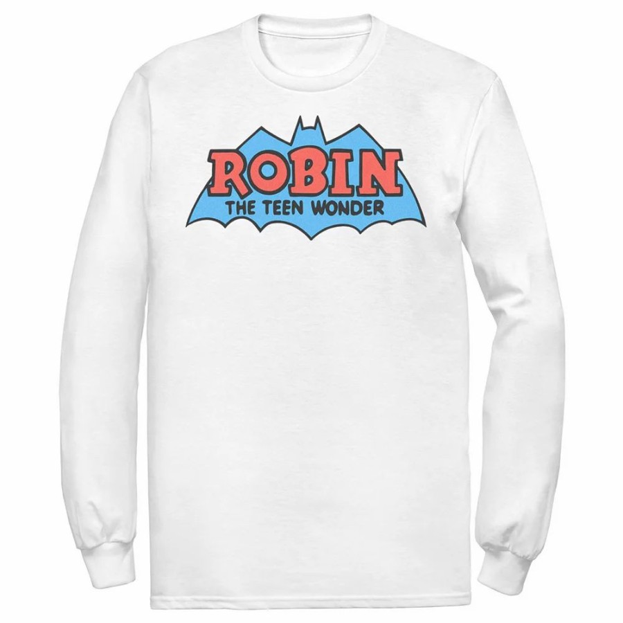 Tops * | Men'S Dc Comics Robin The Teen Wonder Classic Logo Tee