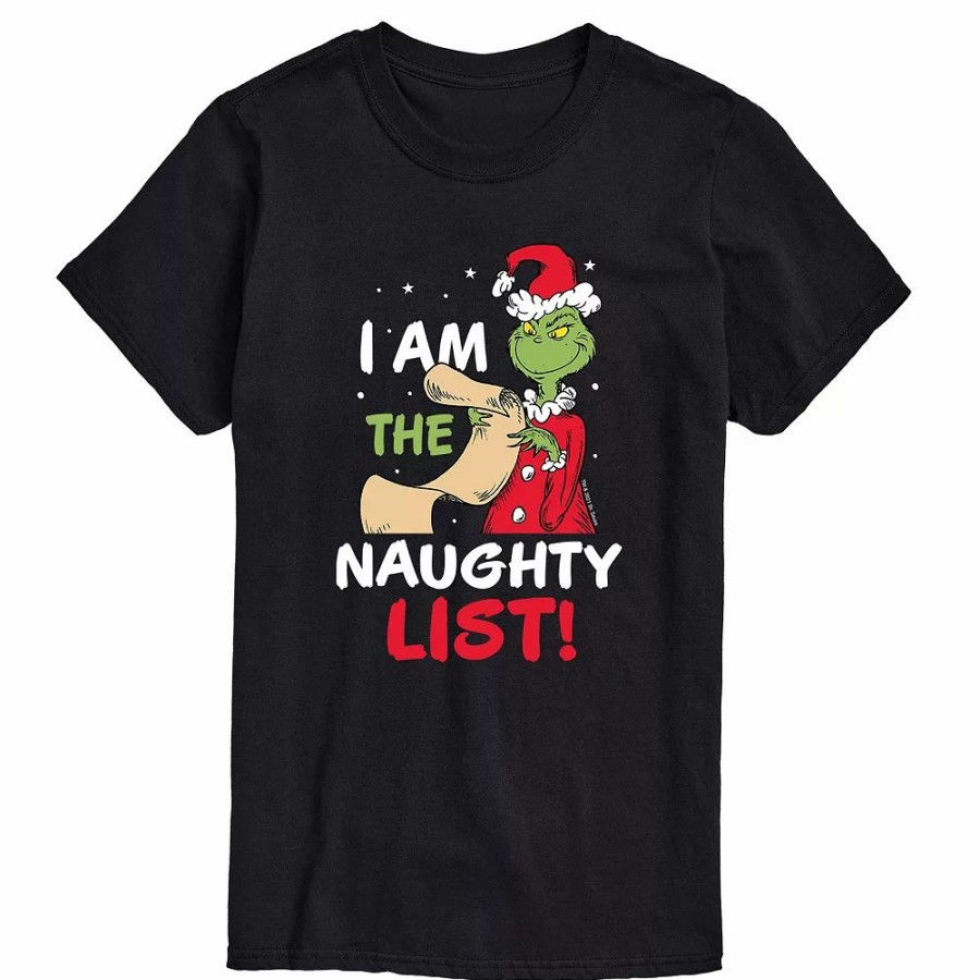 Tops * | Big & Tall I Am The The Naughty List Tee