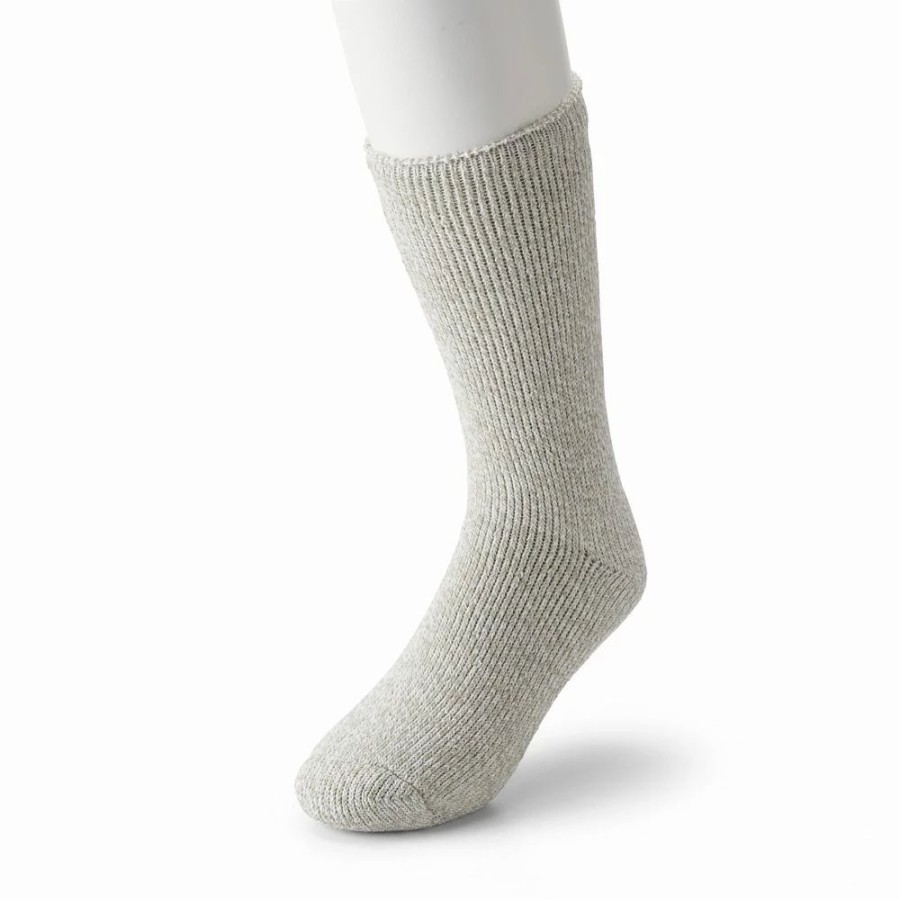 Socks & Hosiery * | Men'S Heat Holders Thermal Twist Crew Socks