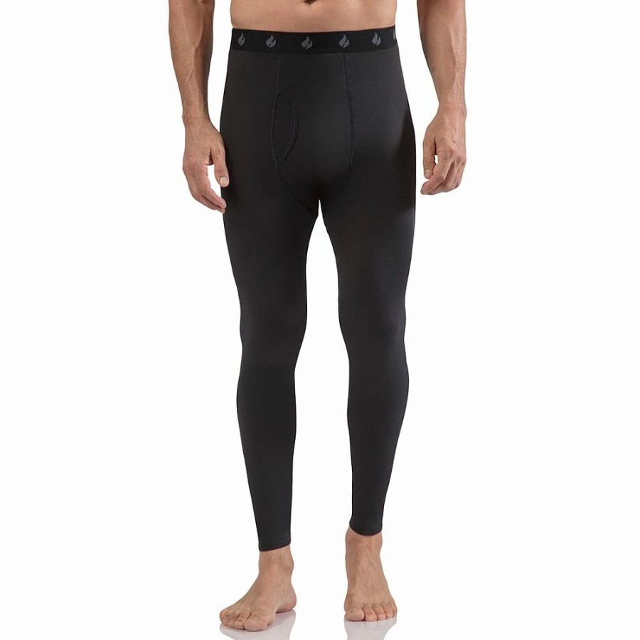 Underwear * | Men'S Heat Holders X-Warm Microfleece Thermal Base Layer Pants