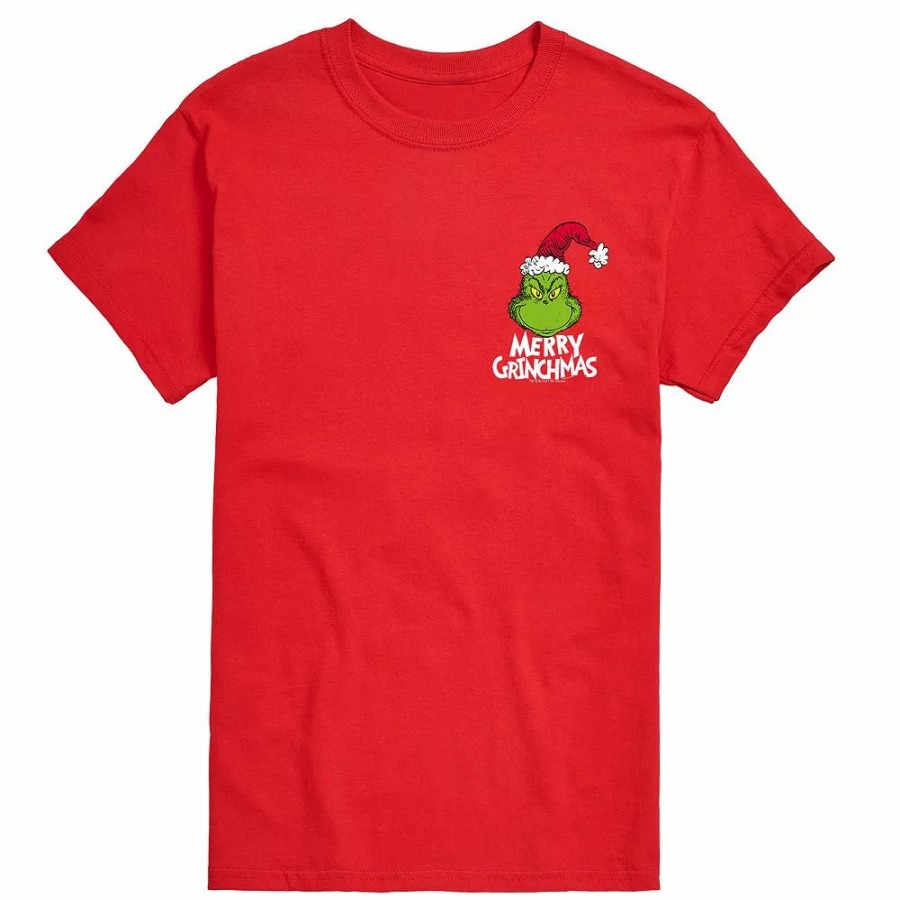 Tops * | Big & Tall Merry Grinchmas Tee