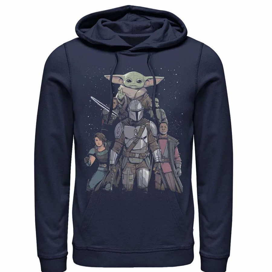 Tops * | Men'S Star Wars: The Mandalorian Movie Poster Hoodie