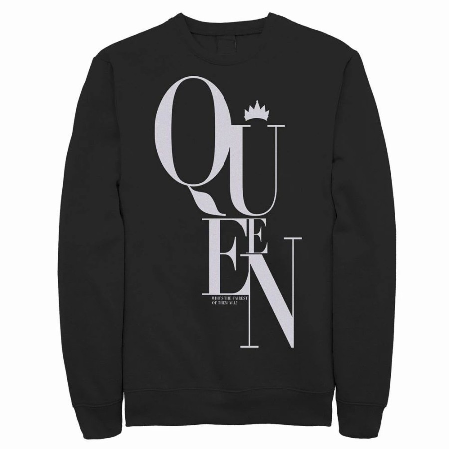 Tops * | Men'S Disney Snow White Evil Queen Quote Sweatshirt