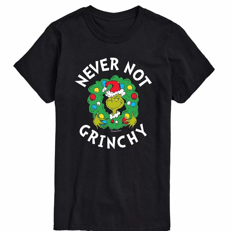 Tops * | Big & Tall Never The Not Grinchy Tee