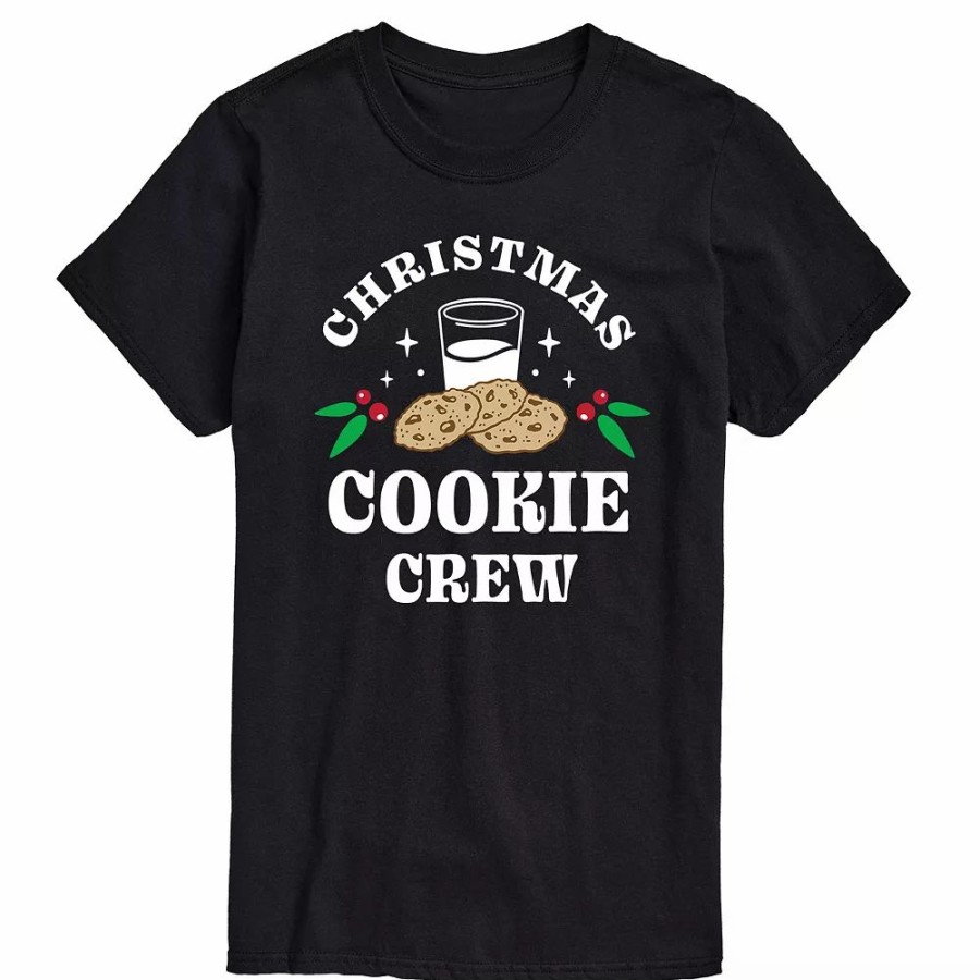 Tops * | Big & Tall Christmas Cookie Crew Tee