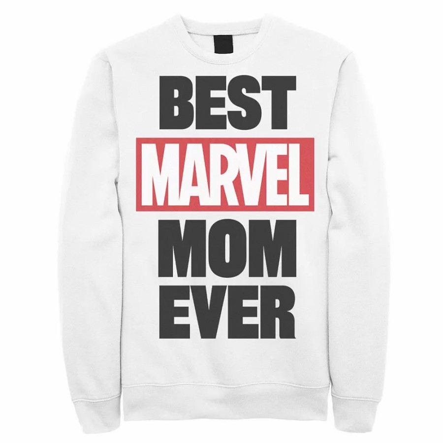 Tops * | Men'S Marvel Best Marvel Mom Sweatshirt