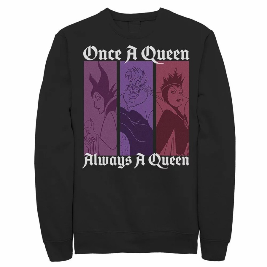 Tops * | Men'S Disney Villains Once A Queen Always A Queen Sweatshirt