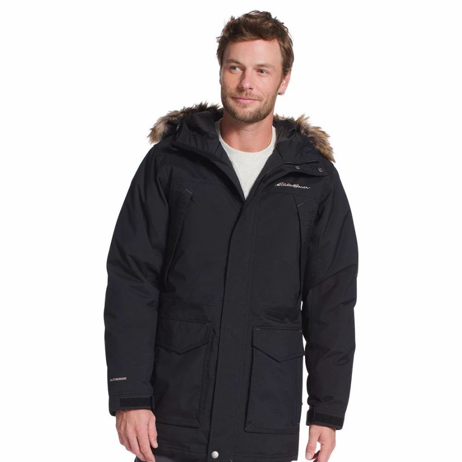 Outerwear * | Big & Tall Eddie Bauer Superior Down Parka Black