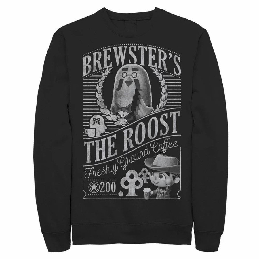 Tops * | Men'S Nintendo Animal Crossing Brewster'S The Roost Sweatshirt