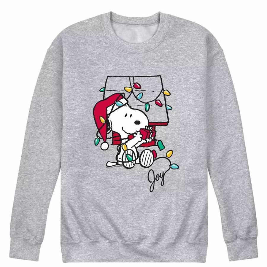 Tops * | Men'S Peanuts Joyful Moment Sweatshirt