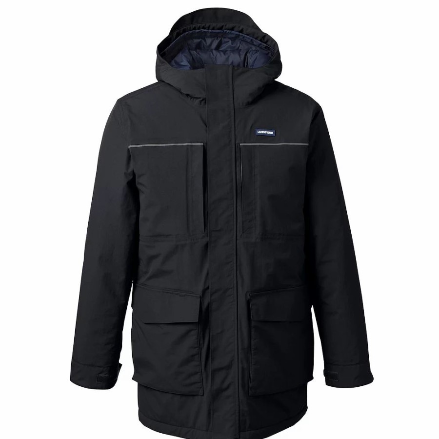 Outerwear * | Men'S Lands' End Waterproof Squall Parka