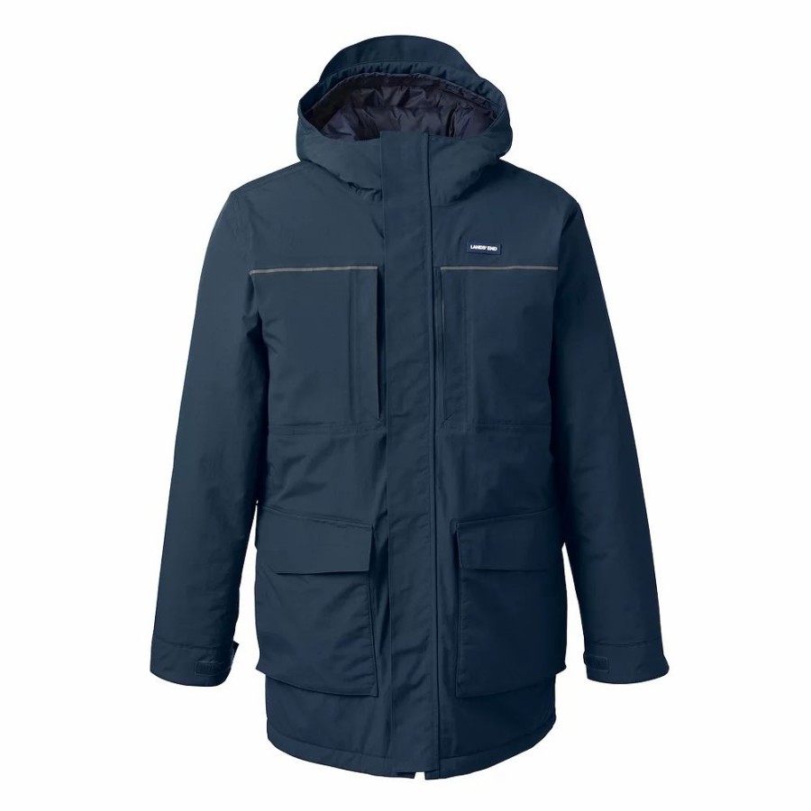 Outerwear * | Men'S Lands' End Waterproof Squall Parka