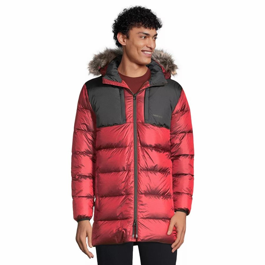 Outerwear * | Big & Tall Lands' End Down Wide Channel Parka