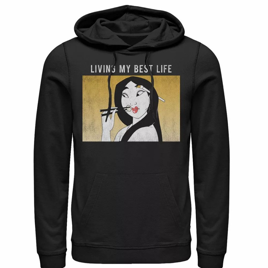 Tops * | Men'S Disney Mulan Living My Best Life Hoodie