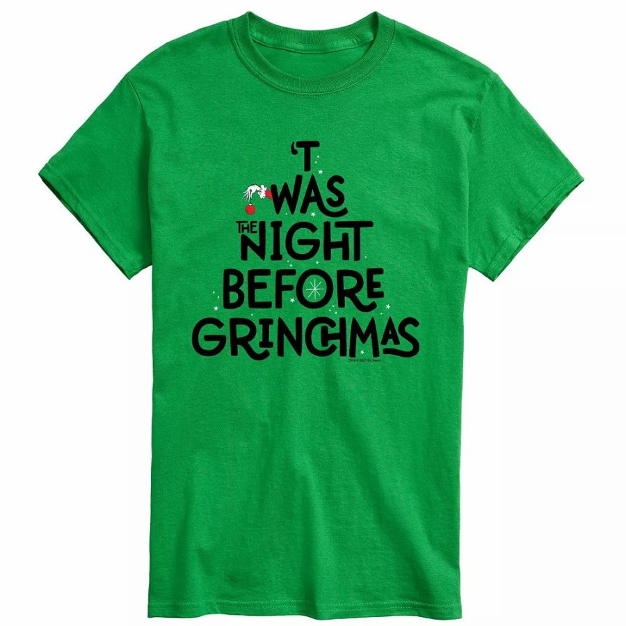 Tops * | Big & Tall The Night Before Grinchmas Tee