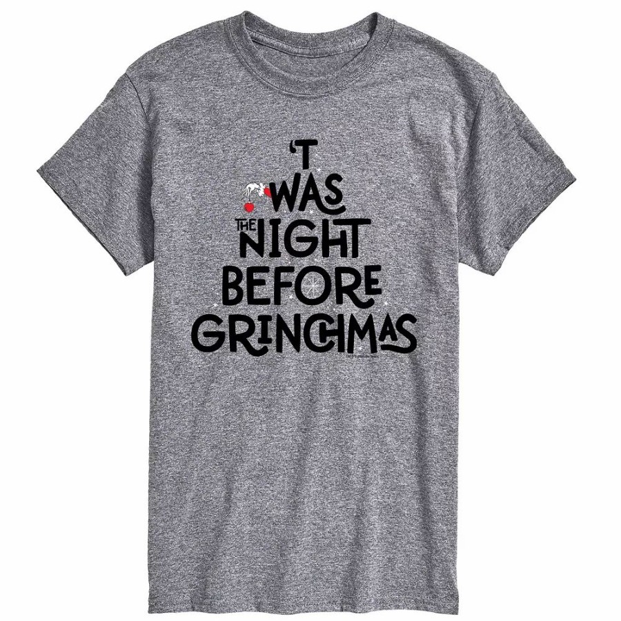 Tops * | Big & Tall The Night Before Grinchmas Tee