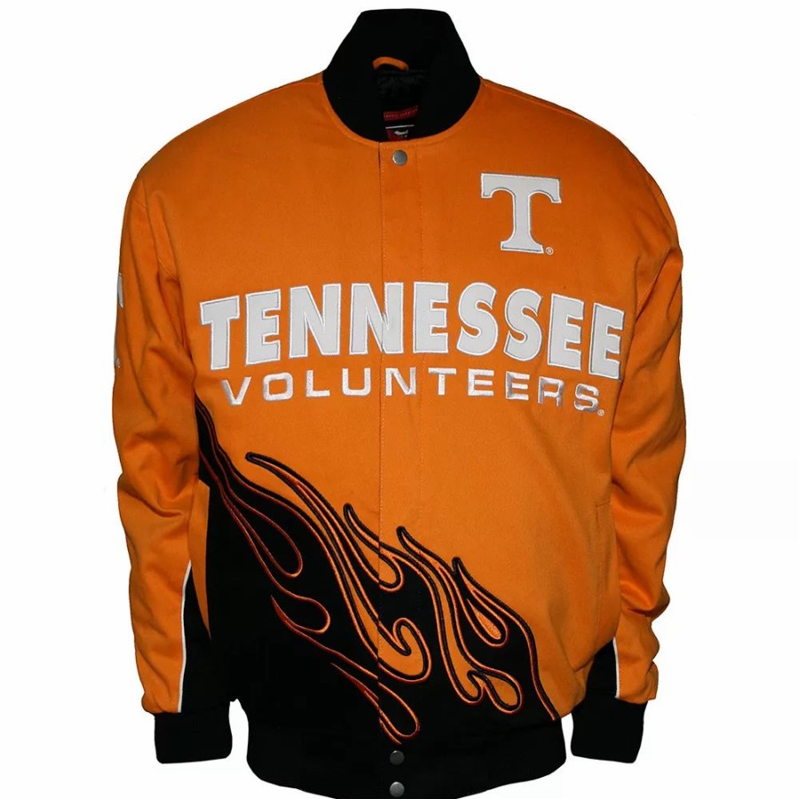 Outerwear * | Men'S Franchise Club Tennessee Volunteers Hot Route Twill Jacket