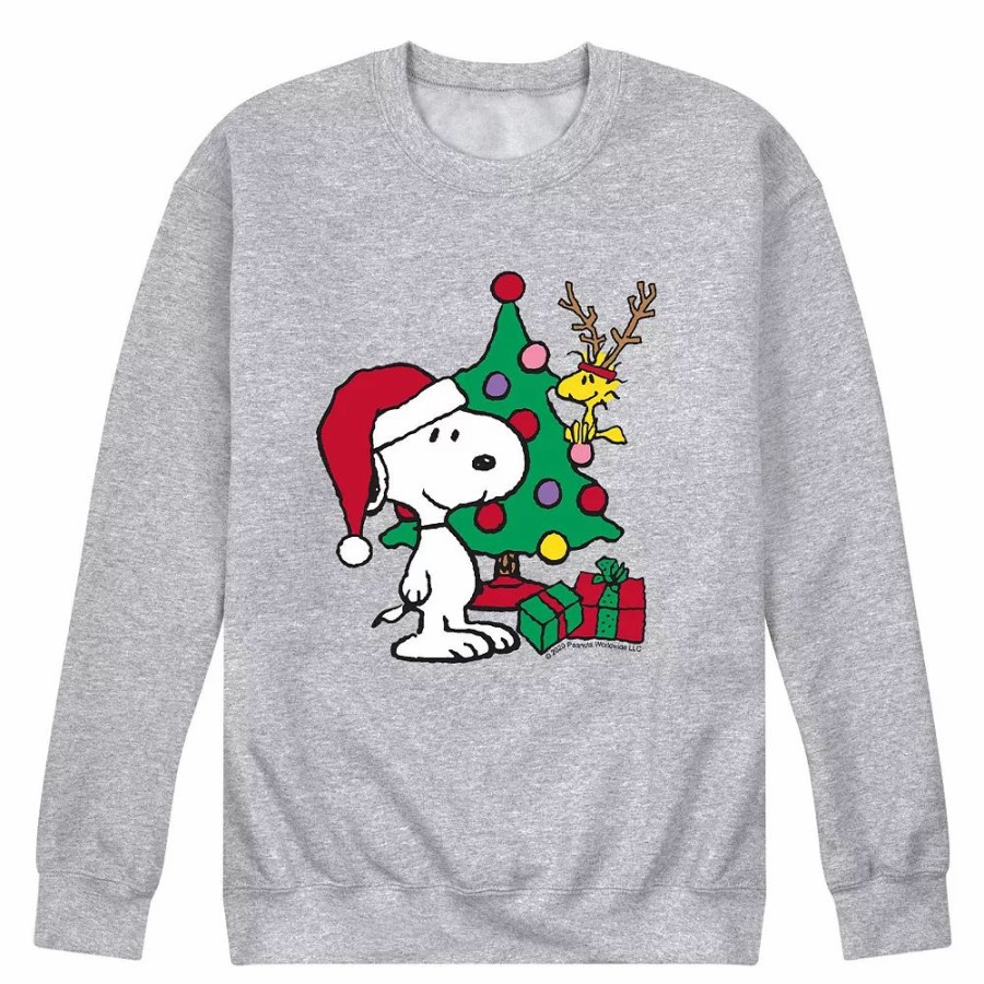 Tops * | Men'S Peanuts Happy Holiday Sweatshirt