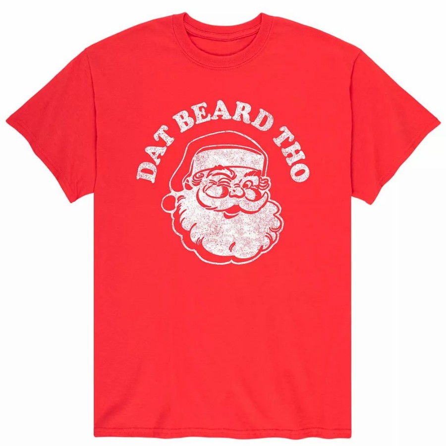 Tops * | Men'S Dat Beard Tho Tee