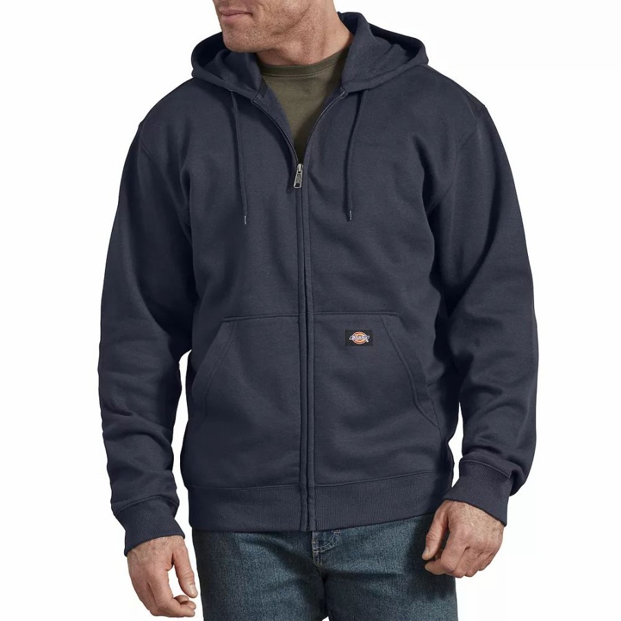 Outerwear * | Big & Tall Dickies Fleece Zip-Up Hoodie