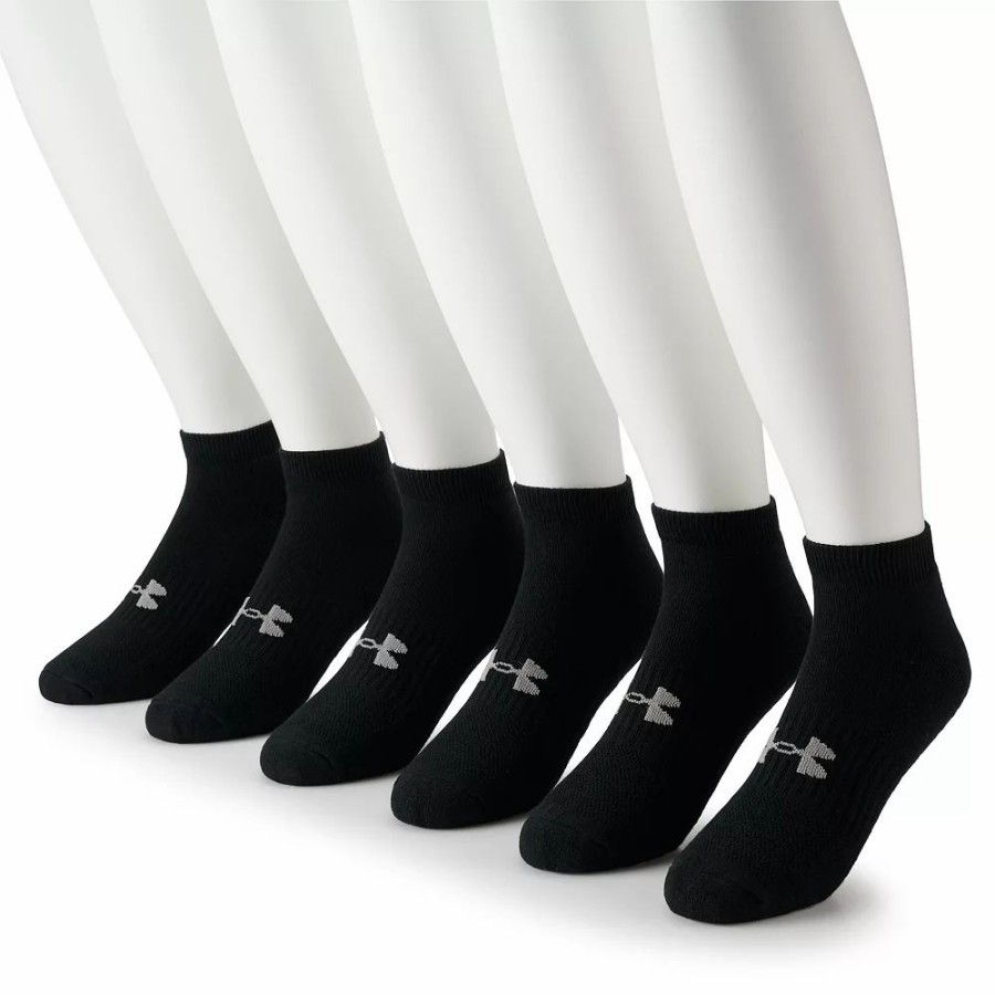 Socks & Hosiery * | Men'S Big & Tall Under Armour 6-Pack Training Cotton Low-Cut Socks