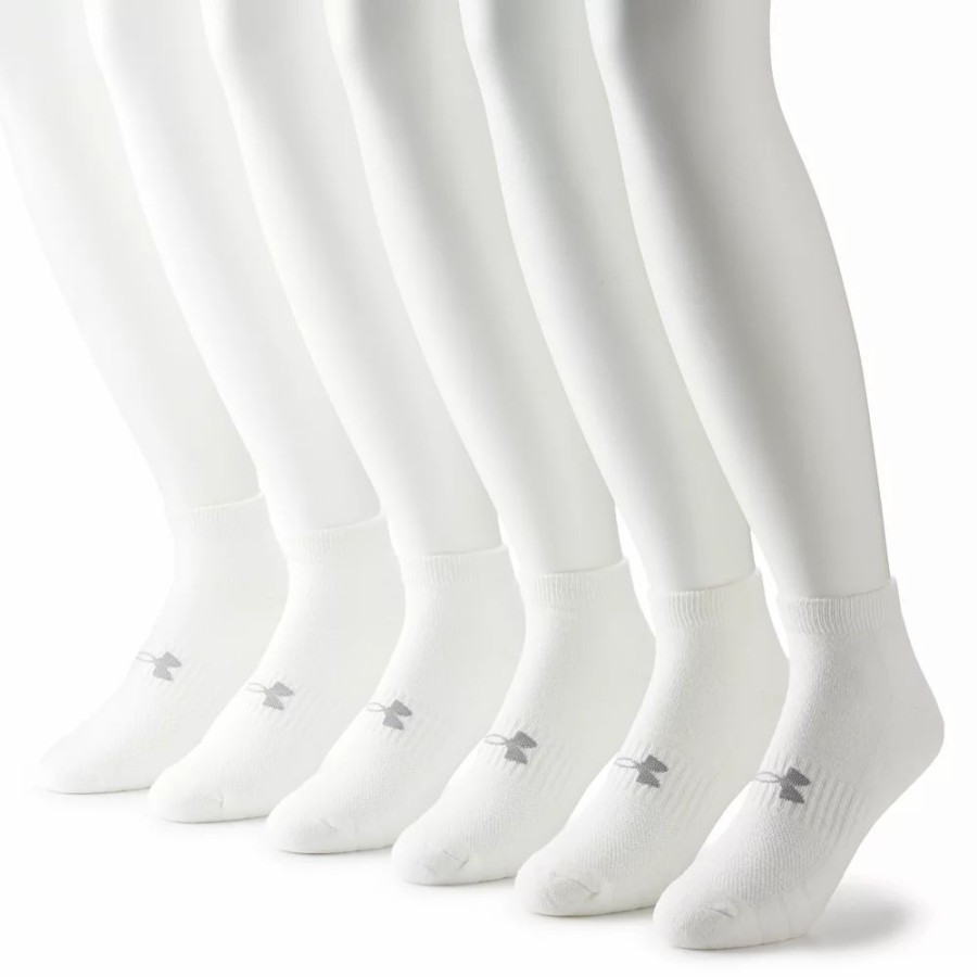 Socks & Hosiery * | Men'S Big & Tall Under Armour 6-Pack Training Cotton Low-Cut Socks