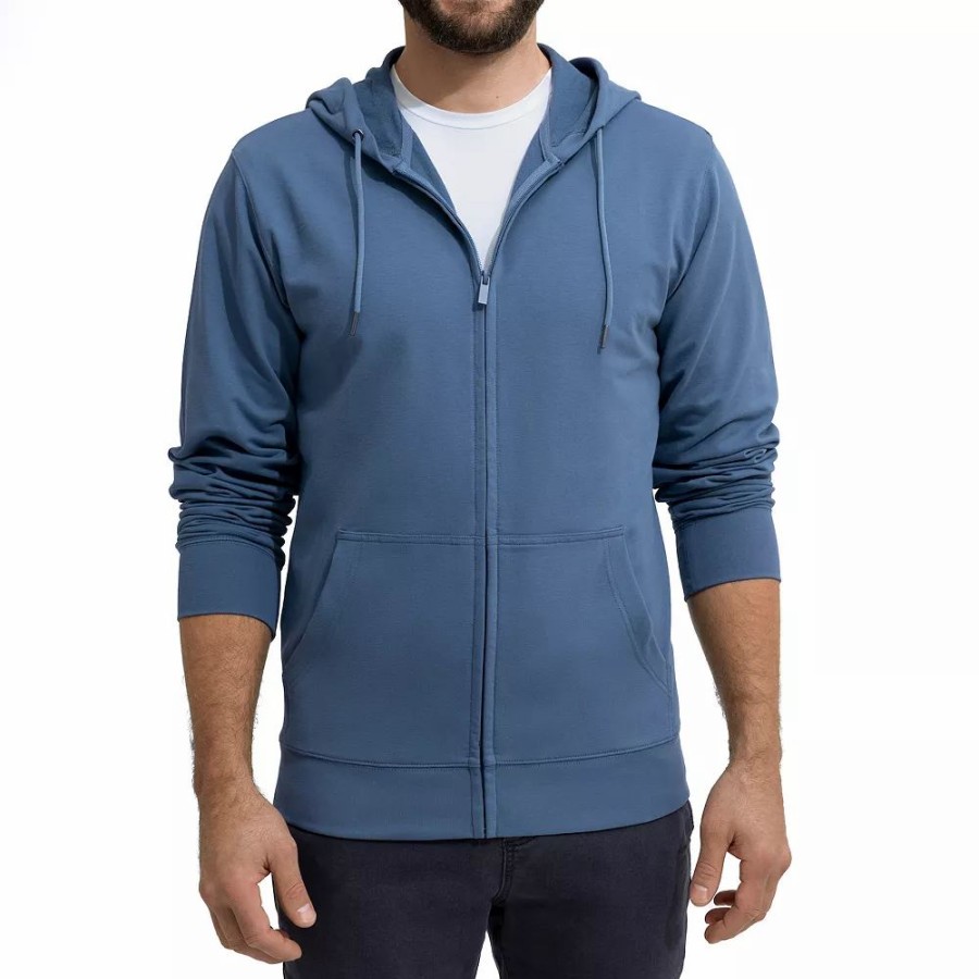 Tops * | Men'S Caliville Cotton Stretch Full-Zip Hoodie