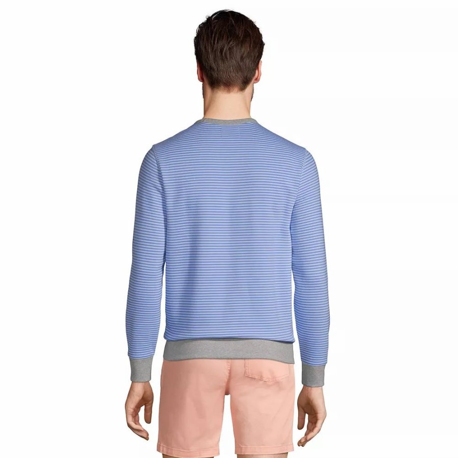 Tops * | Big & Tall Lands' End Serious Sweats Crewneck Sweatshirt