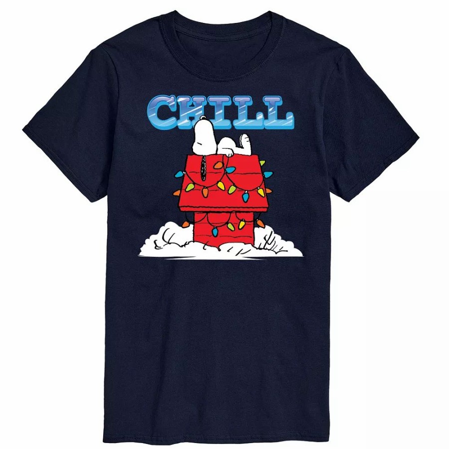 Tops * | Men'S Peanuts Snoopy Chill Tee