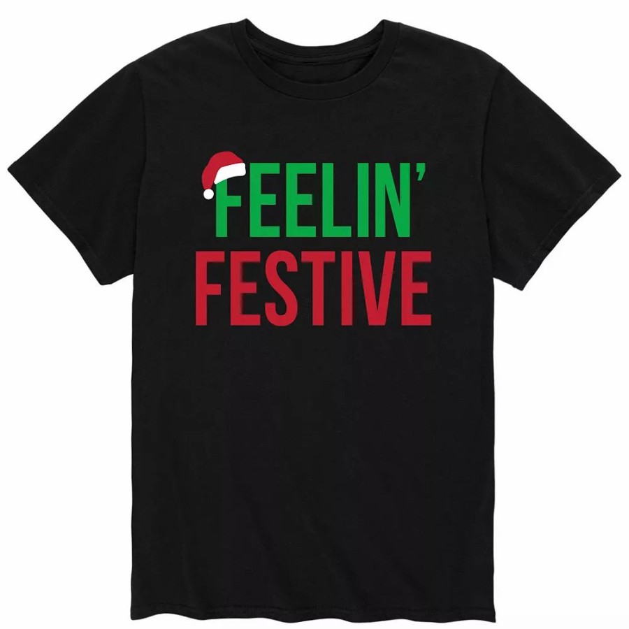 Tops * | Men'S Feelin' Festive Tee