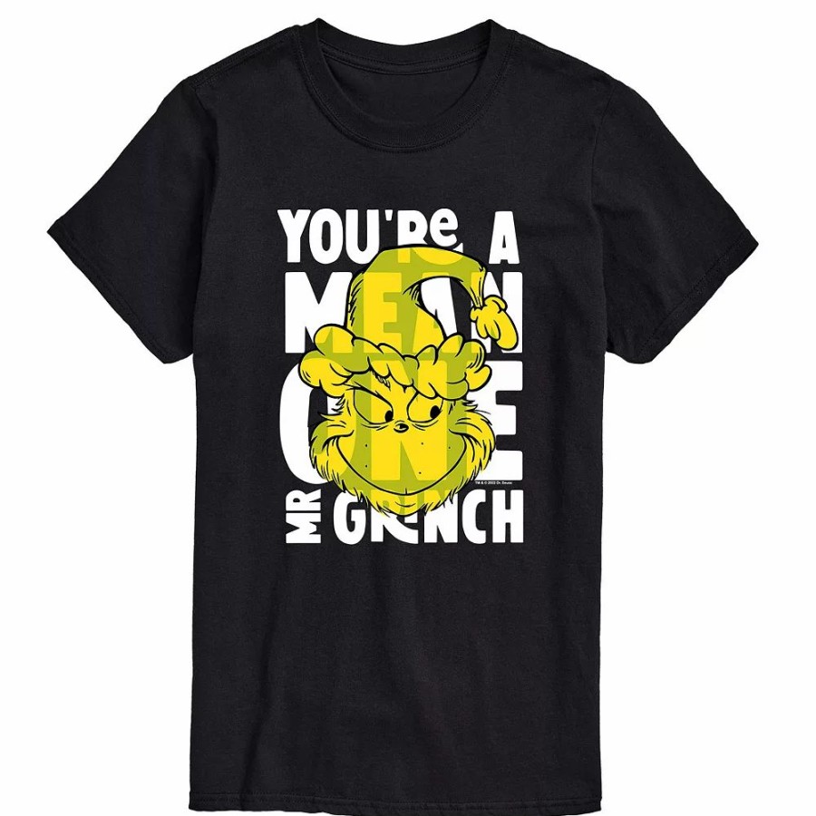 Tops * | Big & Tall Youre A Mean One Tee