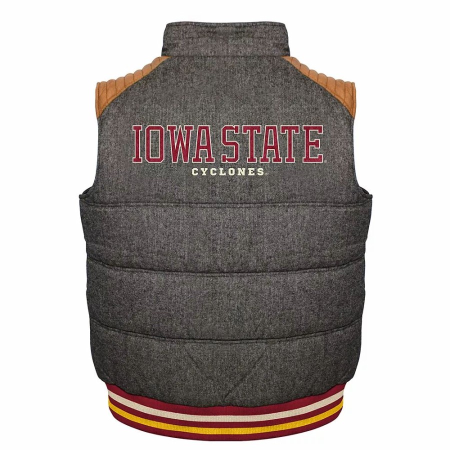 Outerwear * | Men'S Franchise Club Iowa State Cyclones Legacy Reversible Vest