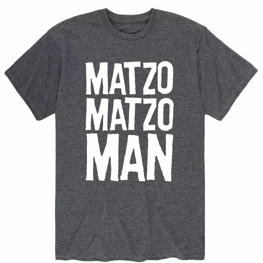 Tops * | Men'S "Matzo Matzo Man" Hanukkah Tee