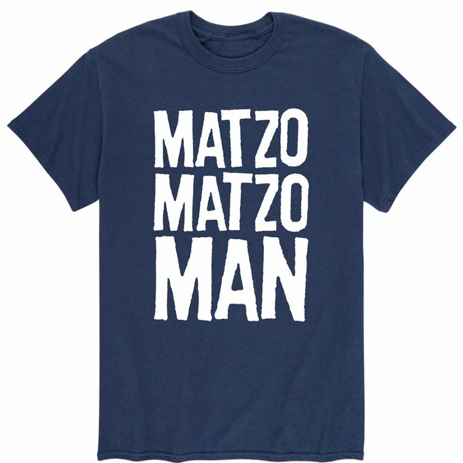 Tops * | Men'S "Matzo Matzo Man" Hanukkah Tee