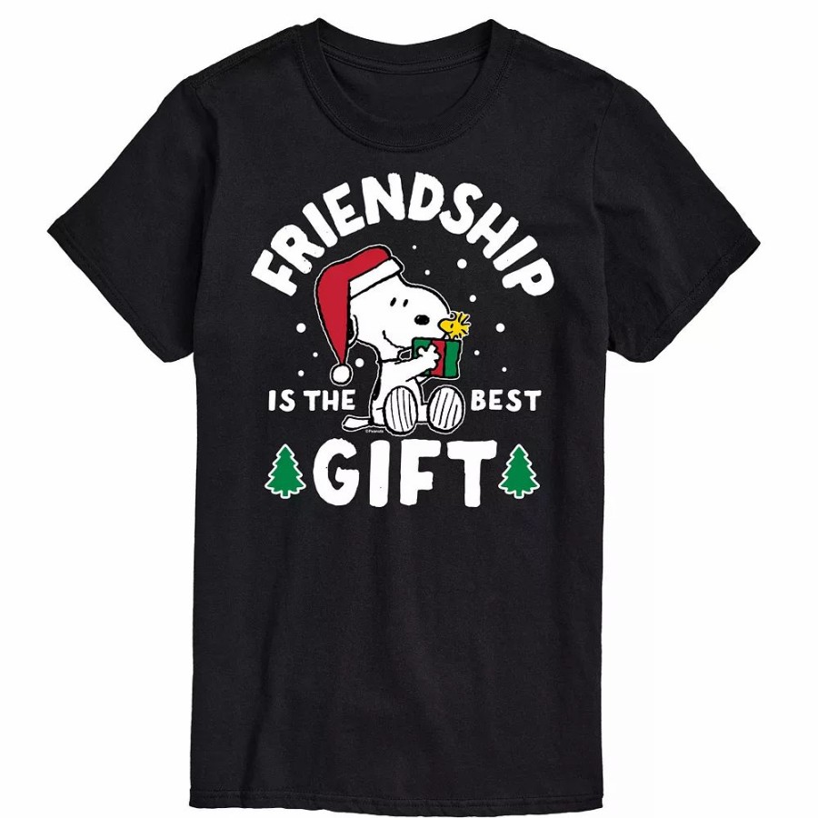 Tops * | Men'S Peanuts Friendship Best Gift Tee