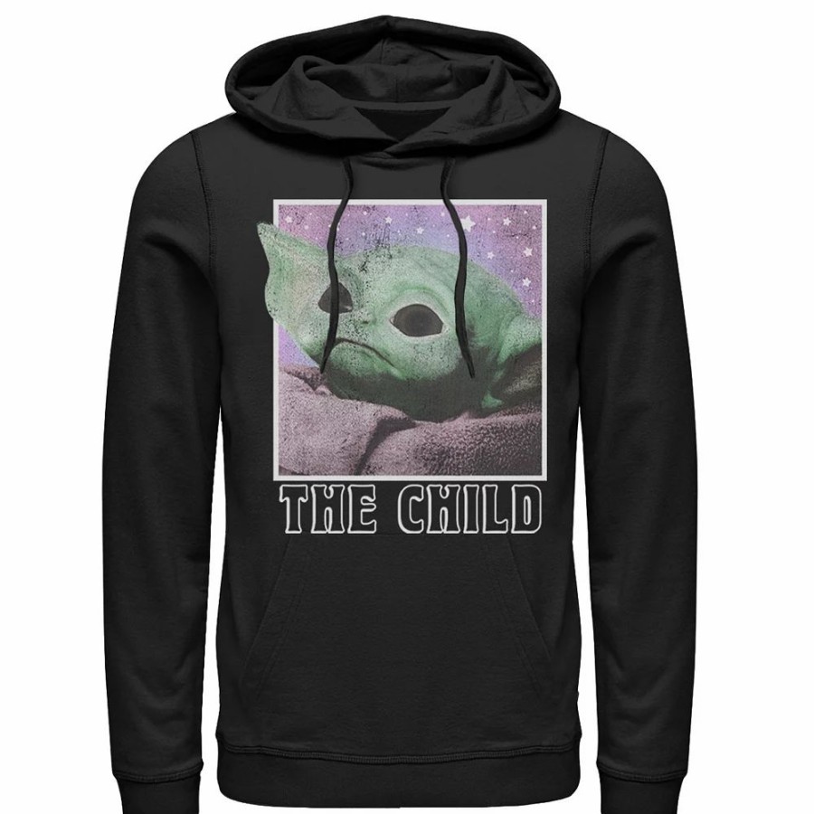 Tops * | Men'S Star Wars The Mandalorian The Child Galaxy Star Gaze Hoodie