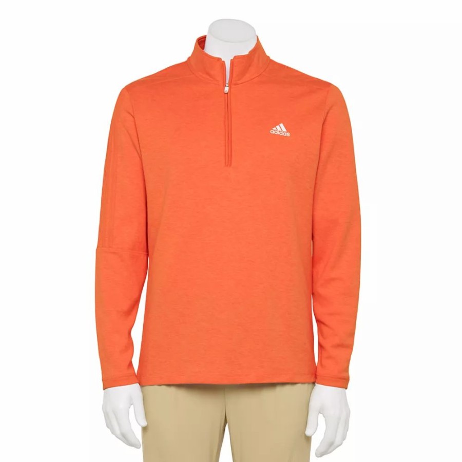 Tops * | Men'S Adidas 3-Stripes Quarter-Zip Pullover Top