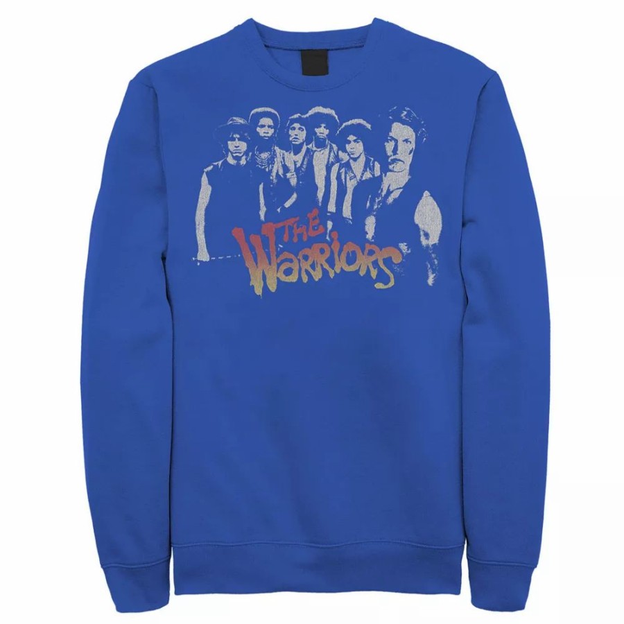 Tops * | Men'S The Warriors Group Shot Title Logo Sweatshirt