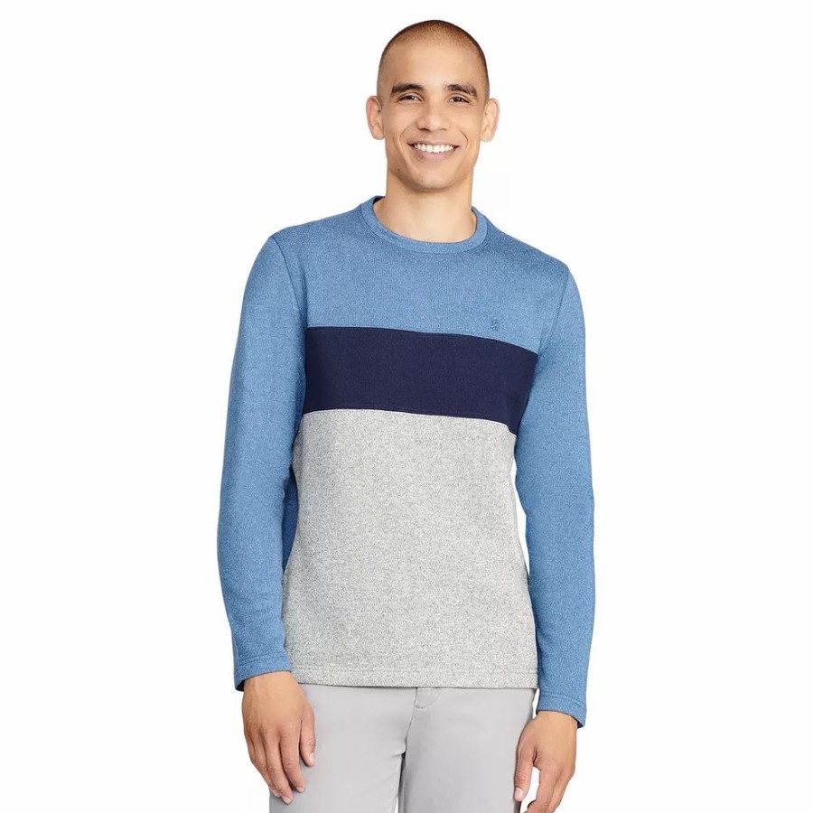 Tops * | Men'S Izod Colorblock Fleece Top