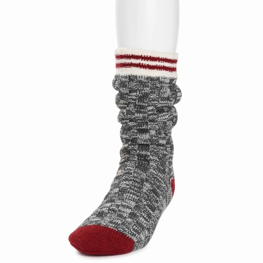 Socks & Hosiery * | Men'S Muk Luks Tall Cozy Lounge Socks