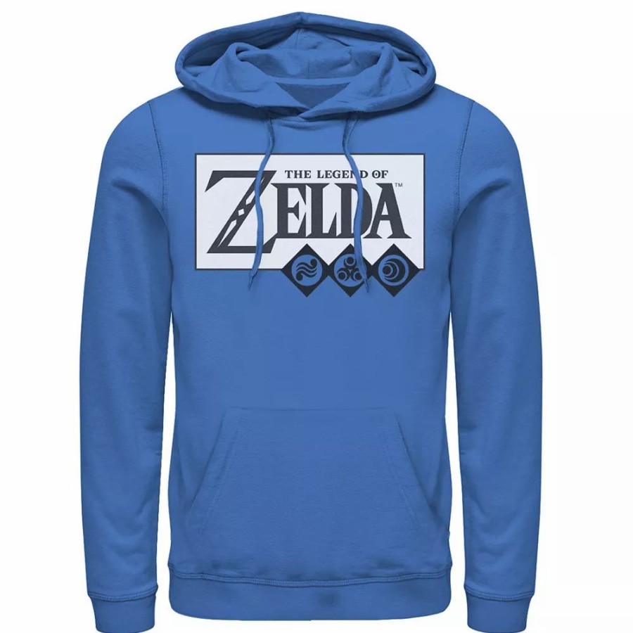 Tops * | Men'S The Legend Of Zelda Elements Logo Hoodie