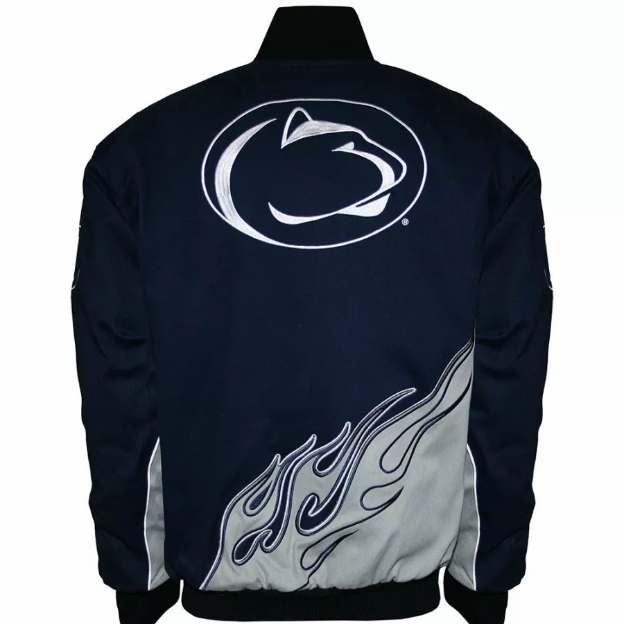 Outerwear * | Men'S Franchise Club Penn State Nittany Lions Hot Route Twill Jacket