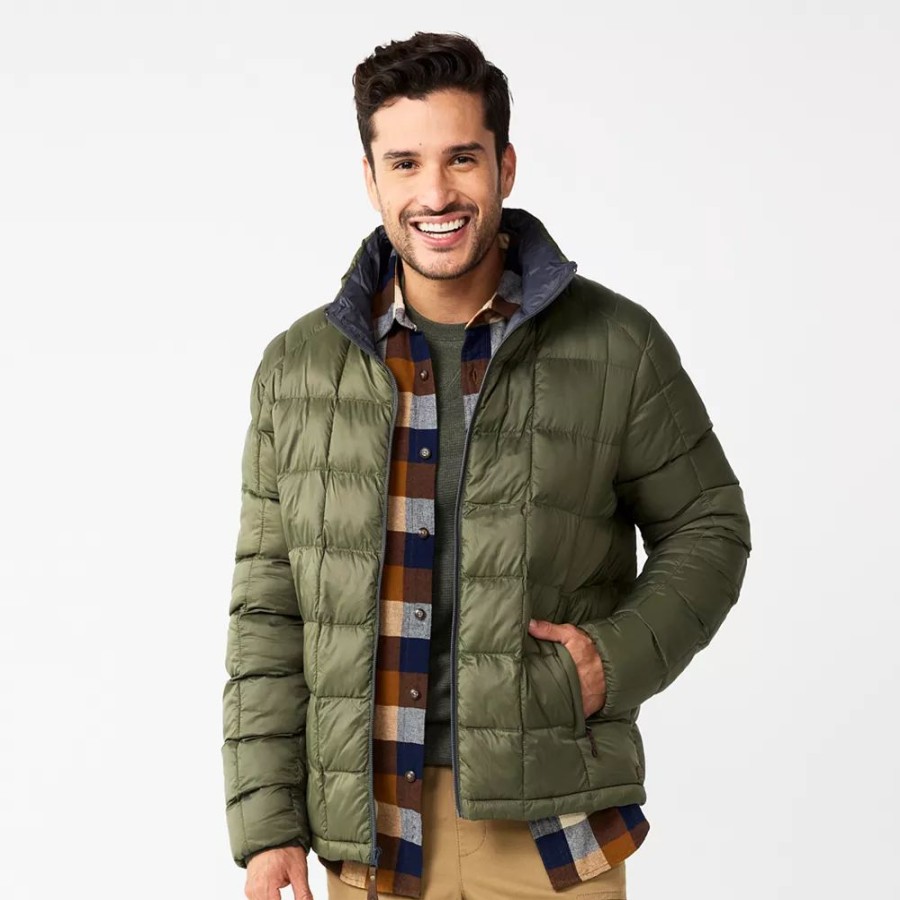 Outerwear * | Men'S Zeroxposur Luke Box Quilted Puffer Jacket