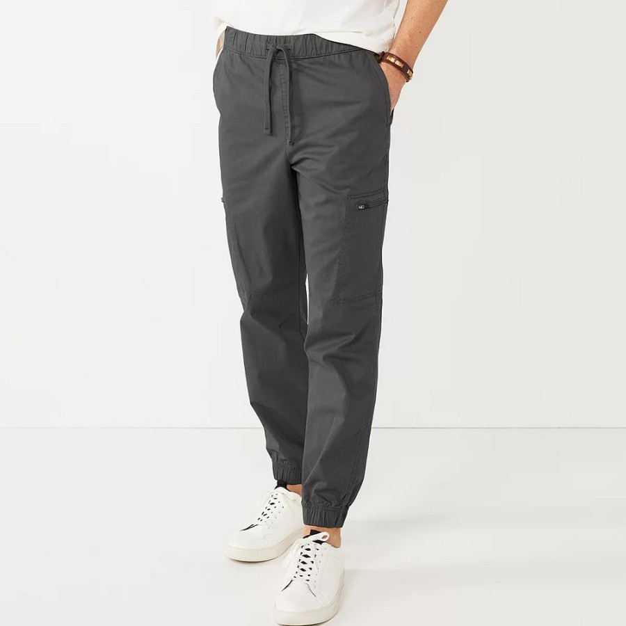 Bottoms * | Men'S Sonoma Goods For Life Zip Cargo Jogger Pants