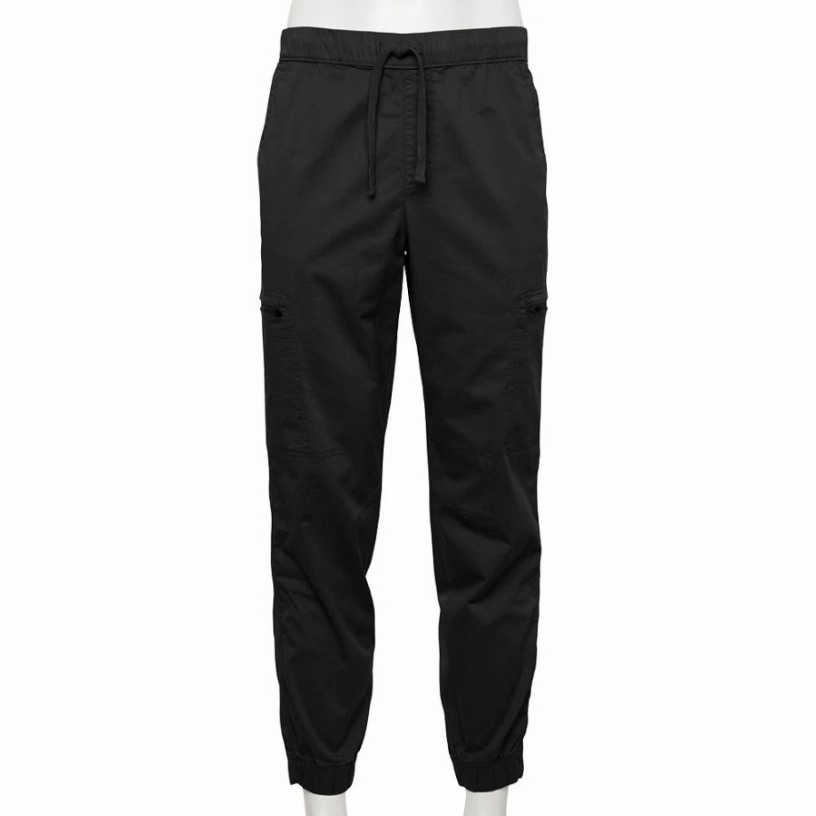 Bottoms * | Men'S Sonoma Goods For Life Zip Cargo Jogger Pants