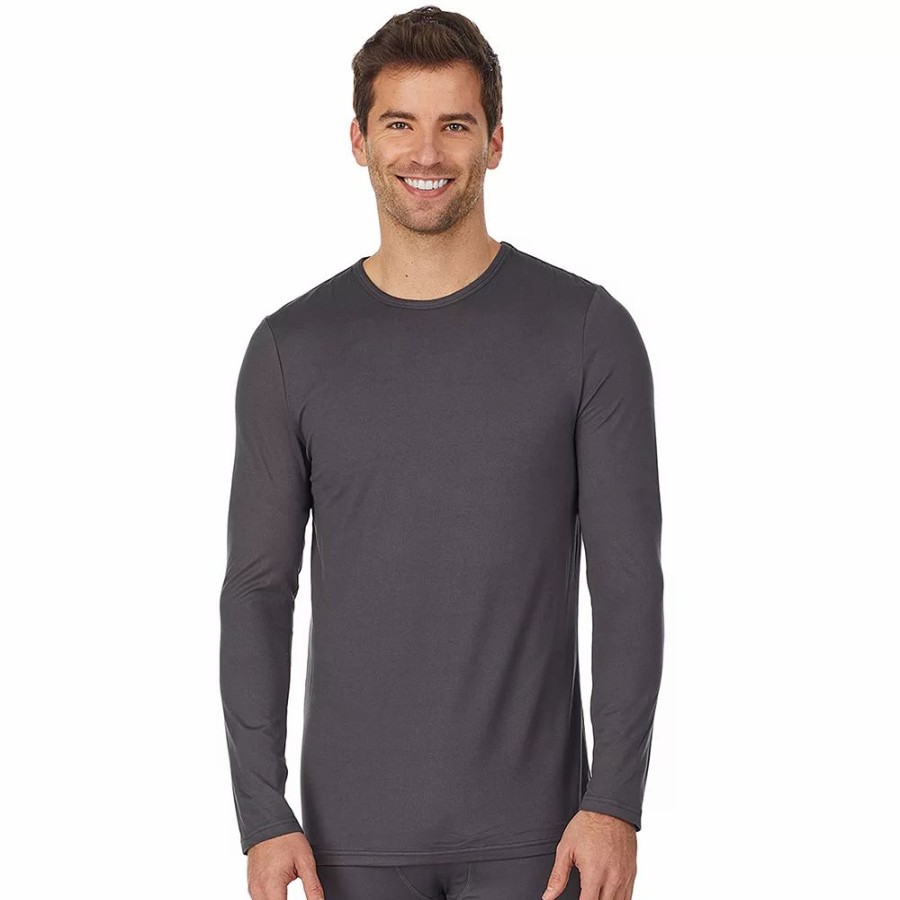 Sleepwear * | Men'S Cuddl Duds Under Scrubs Crewneck Top