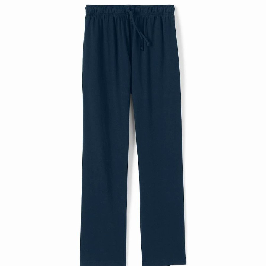 Sleepwear * | Men'S Lands' End Knit Jersey Sleep Pants