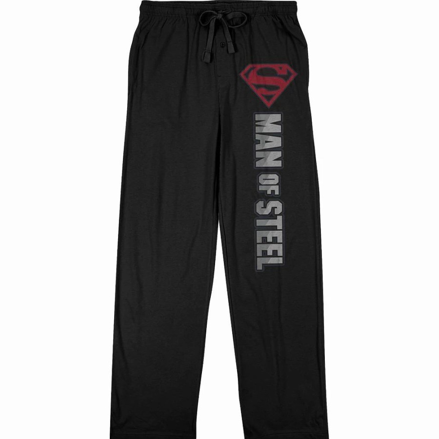 Sleepwear * | Men'S Superman Man Of Steel Sleep Pants