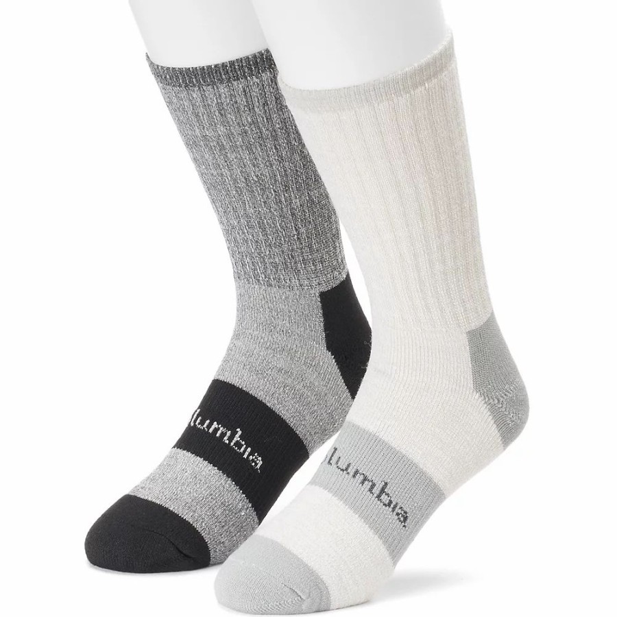 Socks & Hosiery * | Men'S Columbia 2-Pack Wool-Blend Socks